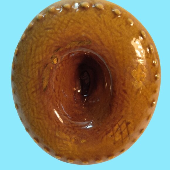 Vintage Ceramic Cowboy Hat Wall Hanging Ornament Western Cowboy - Picture 3 of 4